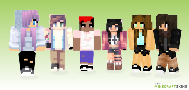 Fabulous Minecraft Skins - Best Free Minecraft skins for Girls and Boys