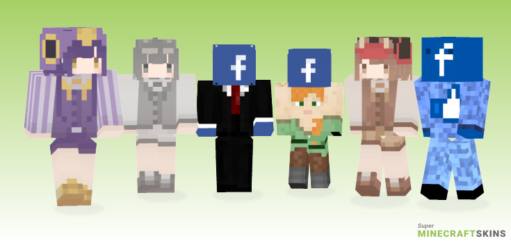 Facebook Minecraft Skins - Best Free Minecraft skins for Girls and Boys