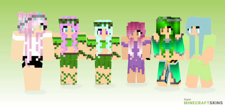 Fairy girl Minecraft Skins - Best Free Minecraft skins for Girls and Boys