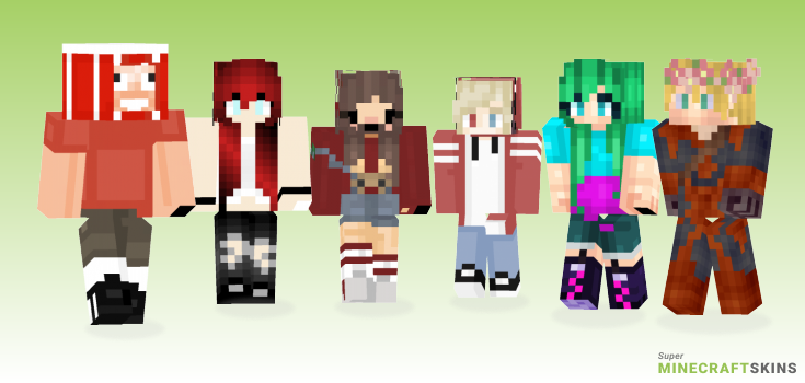 Fam Minecraft Skins - Best Free Minecraft skins for Girls and Boys