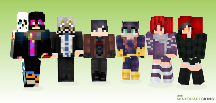 Family Minecraft Skins - Best Free Minecraft skins for Girls and Boys