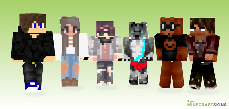 Famous Minecraft Skins - Best Free Minecraft skins for Girls and Boys
