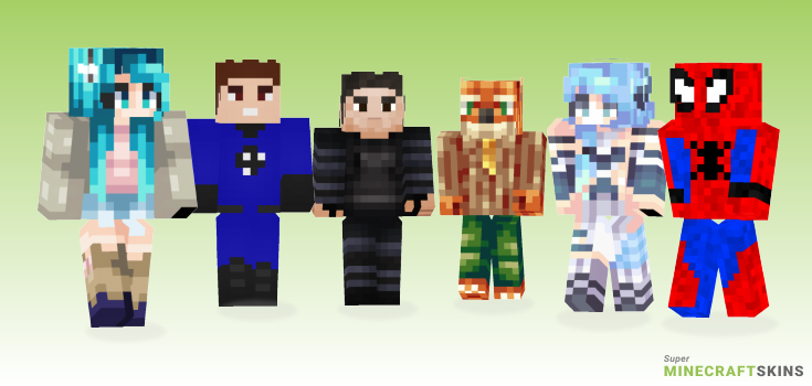 Fantastic Minecraft Skins - Best Free Minecraft skins for Girls and Boys