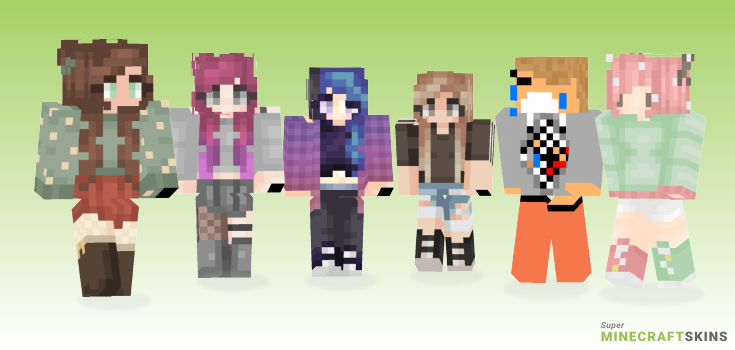 Feeling Minecraft Skins - Best Free Minecraft skins for Girls and Boys