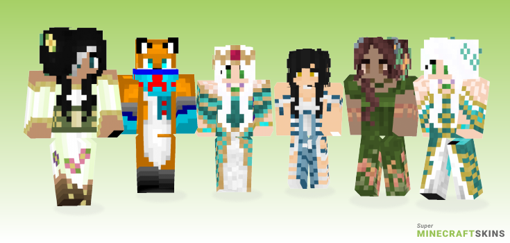 Festival Minecraft Skins - Best Free Minecraft skins for Girls and Boys