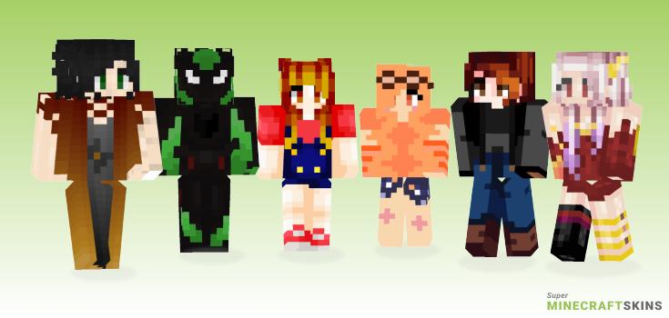 Fiery Minecraft Skins - Best Free Minecraft skins for Girls and Boys