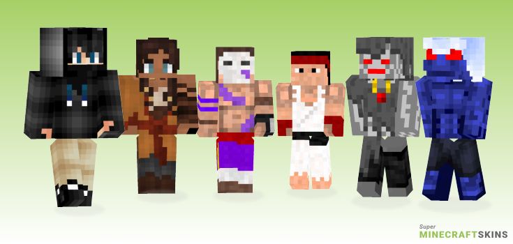 Fighter Minecraft Skins - Best Free Minecraft skins for Girls and Boys