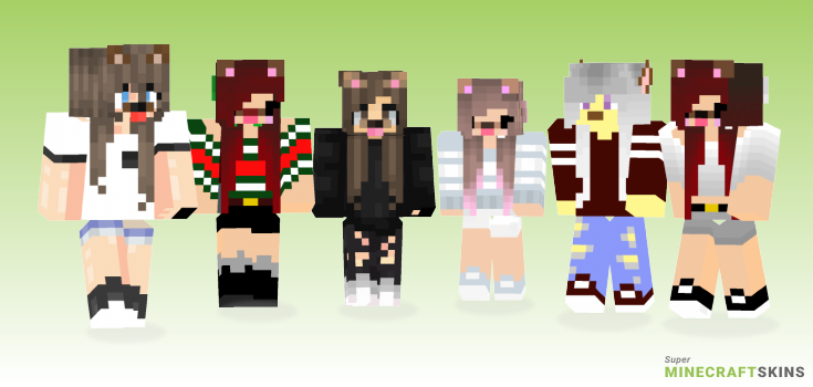 Filter girl Minecraft Skins - Best Free Minecraft skins for Girls and Boys