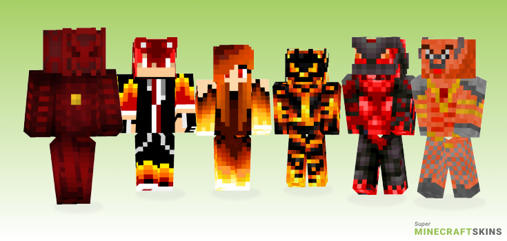 Fire demon Minecraft Skins - Best Free Minecraft skins for Girls and Boys
