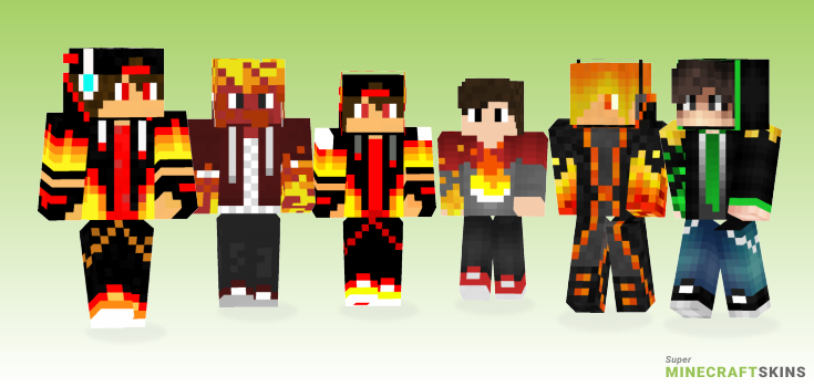 Fire guy Minecraft Skins - Best Free Minecraft skins for Girls and Boys