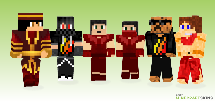Fire nation Minecraft Skins - Best Free Minecraft skins for Girls and Boys