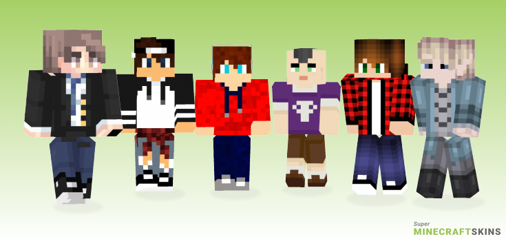 First male Minecraft Skins - Best Free Minecraft skins for Girls and Boys