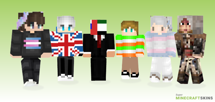 Flag Minecraft Skins - Best Free Minecraft skins for Girls and Boys