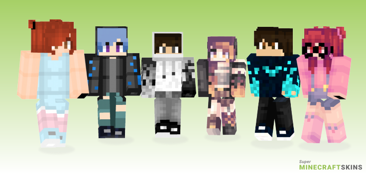 Flames Minecraft Skins - Best Free Minecraft skins for Girls and Boys