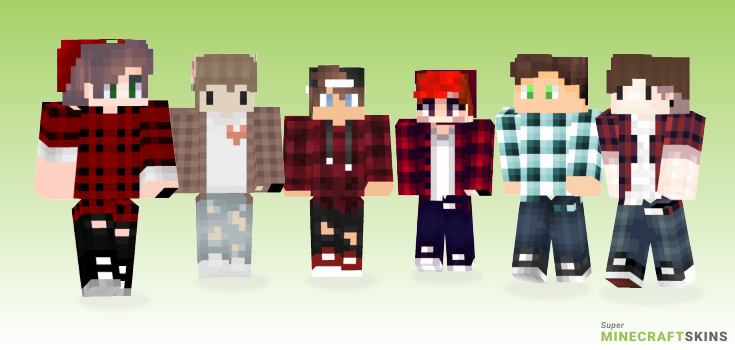 Flannel boy Minecraft Skins - Best Free Minecraft skins for Girls and Boys