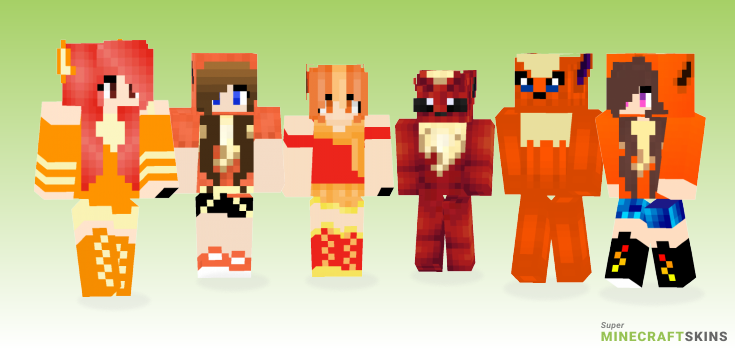 Flareon Minecraft Skins - Best Free Minecraft skins for Girls and Boys