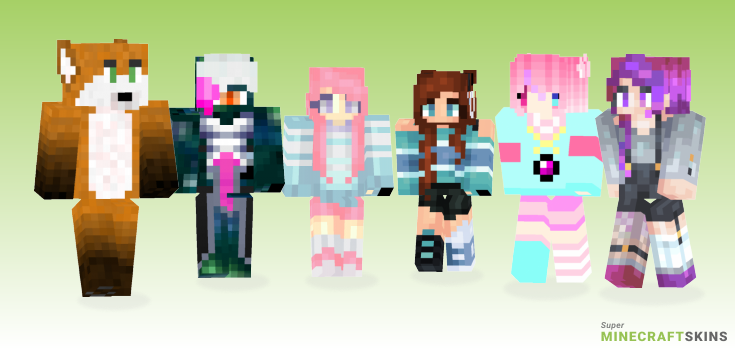 Fluffy Minecraft Skins - Best Free Minecraft skins for Girls and Boys
