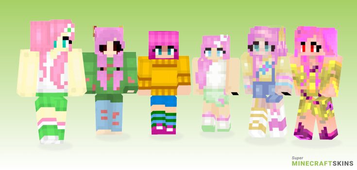 Fluttershy Minecraft Skins - Best Free Minecraft skins for Girls and Boys