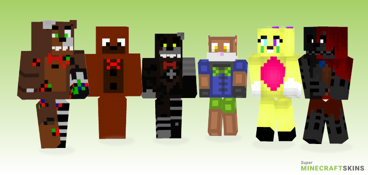 Fnaf oc Minecraft Skins - Best Free Minecraft skins for Girls and Boys