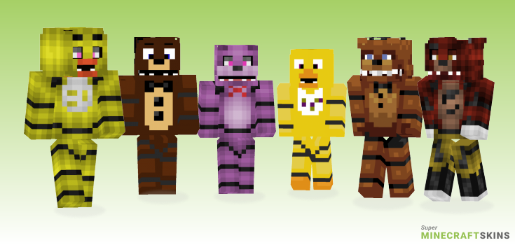Fnaf1 Minecraft Skins - Best Free Minecraft skins for Girls and Boys