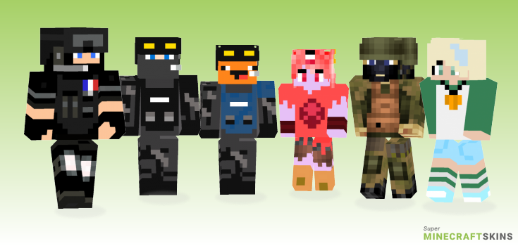 Forces Minecraft Skins - Best Free Minecraft skins for Girls and Boys