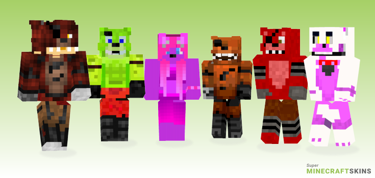 Foxy Minecraft Skins - Best Free Minecraft skins for Girls and Boys