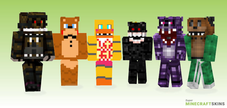 Freddys Minecraft Skins - Best Free Minecraft skins for Girls and Boys