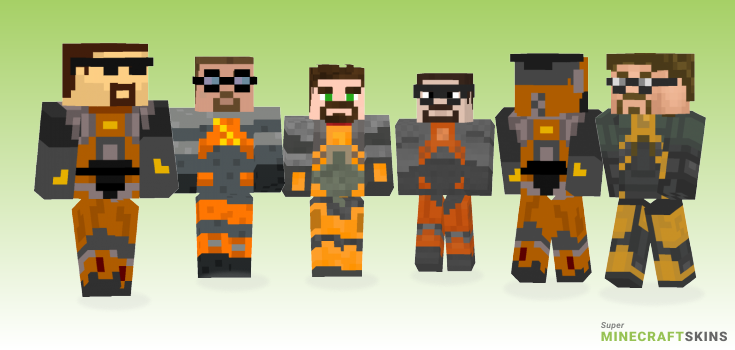 Freeman Minecraft Skins - Best Free Minecraft skins for Girls and Boys
