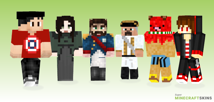 French Minecraft Skins - Best Free Minecraft skins for Girls and Boys