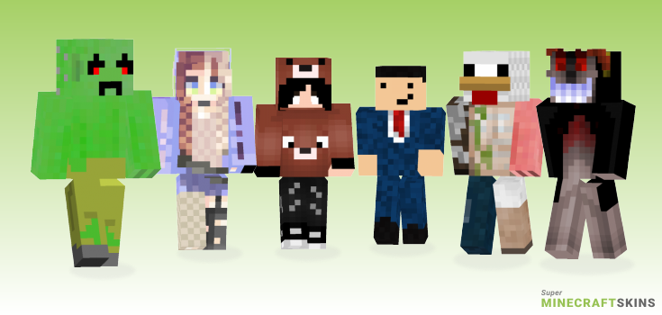 Friendly Minecraft Skins - Best Free Minecraft skins for Girls and Boys