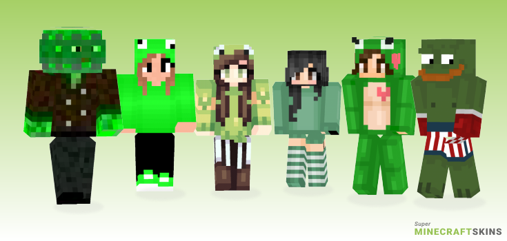 Froggy Minecraft Skins - Best Free Minecraft skins for Girls and Boys
