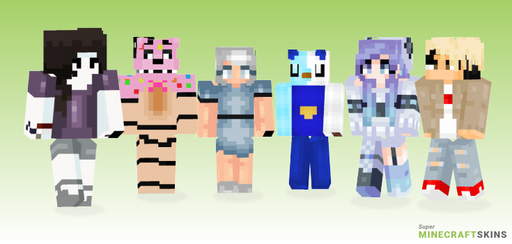 Frosted Minecraft Skins - Best Free Minecraft skins for Girls and Boys