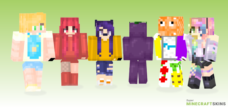 Fruit Minecraft Skins - Best Free Minecraft skins for Girls and Boys