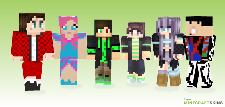 Funky Minecraft Skins - Best Free Minecraft skins for Girls and Boys
