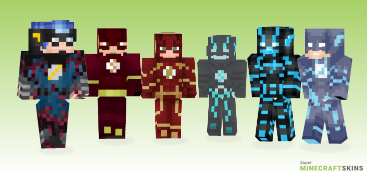 Future flash Minecraft Skins - Best Free Minecraft skins for Girls and Boys