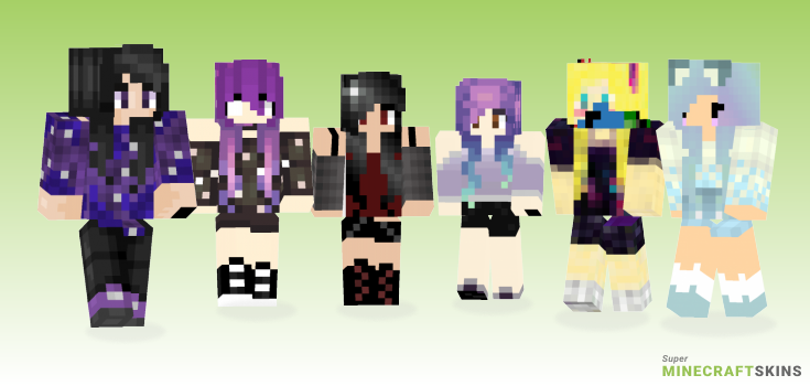 Galaxy girl Minecraft Skins - Best Free Minecraft skins for Girls and Boys