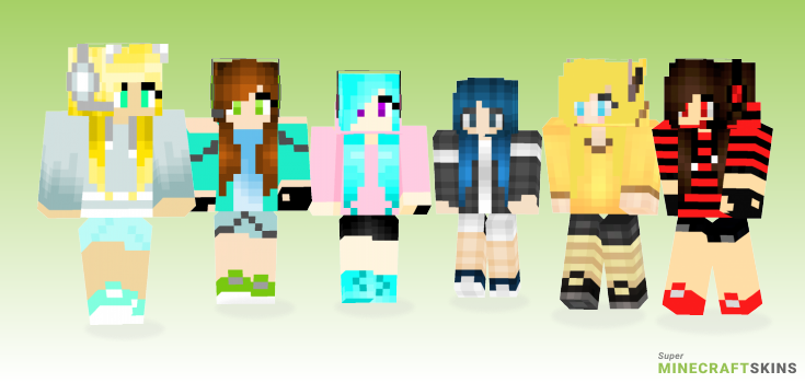 Gaming girl Minecraft Skins - Best Free Minecraft skins for Girls and Boys