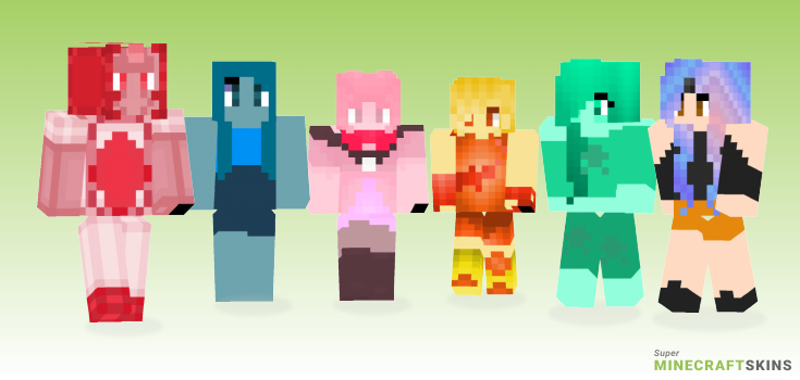 Gemsona Minecraft Skins - Best Free Minecraft skins for Girls and Boys