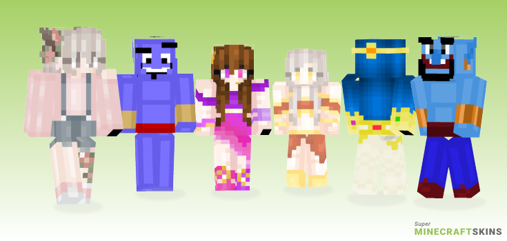 Genie Minecraft Skins - Best Free Minecraft skins for Girls and Boys