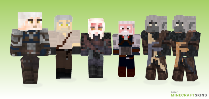 Geralt Minecraft Skins - Best Free Minecraft skins for Girls and Boys