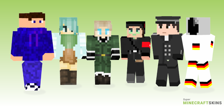 Germany Minecraft Skins - Best Free Minecraft skins for Girls and Boys