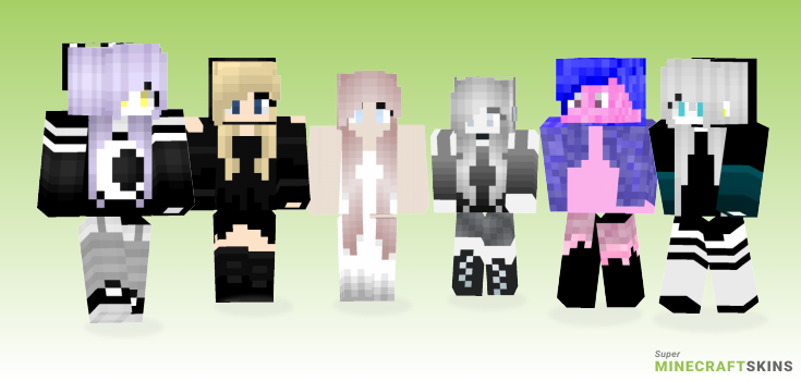 Ghost girl Minecraft Skins - Best Free Minecraft skins for Girls and Boys