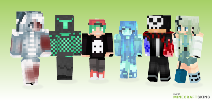 Ghostly Minecraft Skins - Best Free Minecraft skins for Girls and Boys