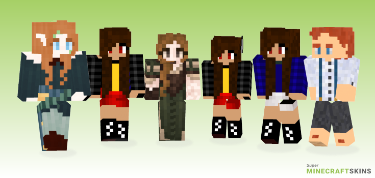 Ginger Minecraft Skins - Best Free Minecraft skins for Girls and Boys