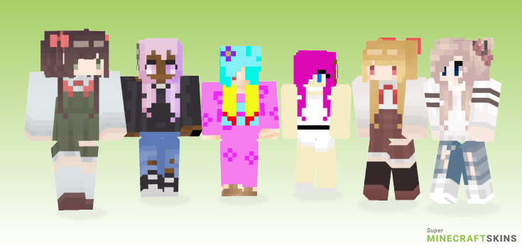 Girls Minecraft Skins - Best Free Minecraft skins for Girls and Boys