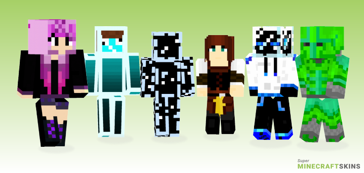 Glass Minecraft Skins - Best Free Minecraft skins for Girls and Boys