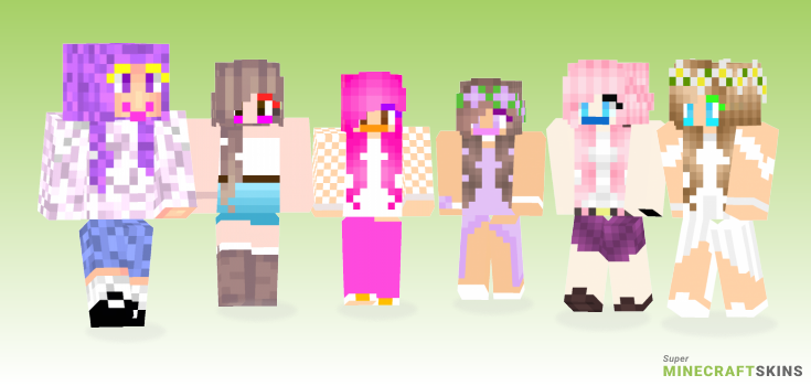 Gloss Minecraft Skins - Best Free Minecraft skins for Girls and Boys
