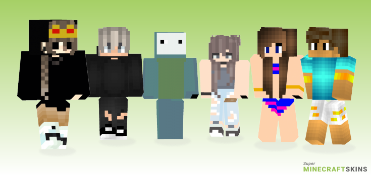 Going Minecraft Skins - Best Free Minecraft skins for Girls and Boys
