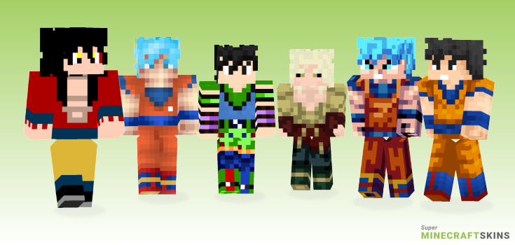 Goku Minecraft Skins - Best Free Minecraft skins for Girls and Boys