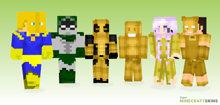 Golden age Minecraft Skins - Best Free Minecraft skins for Girls and Boys